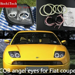 High Quality COB Led Light White  Cob Led Angel Eyes Ring Error Free For Fiat Coupe 1993 1994 1995 1996 1997 1998 1999 2000