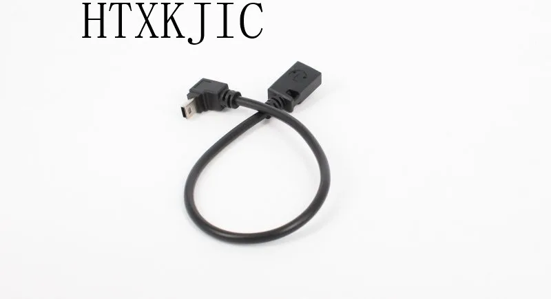 Porta MP3 5 pusb Mini linea dati ad angolo retto bend Mini USB maschio a femmina linea estesa