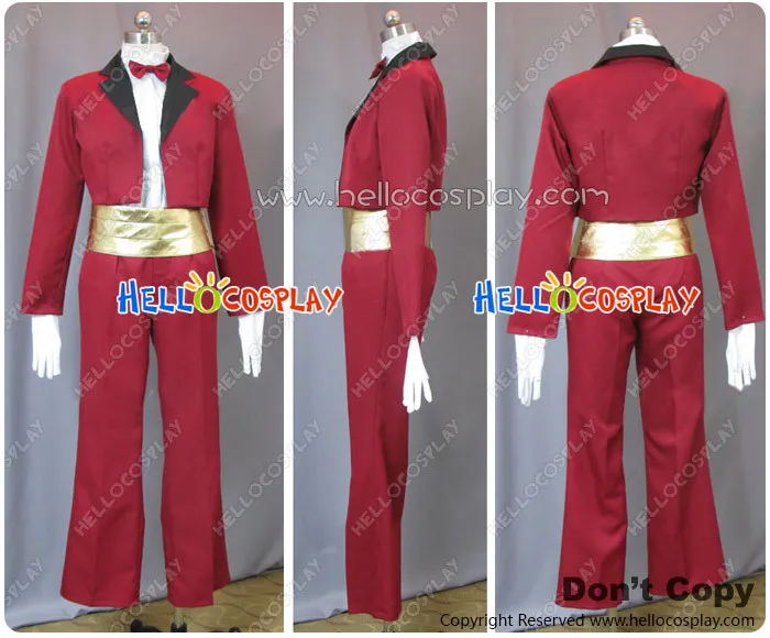 65% cotton+35% polyester The King Of Fighters Cosplay Robert Garcia Costume Suit H008