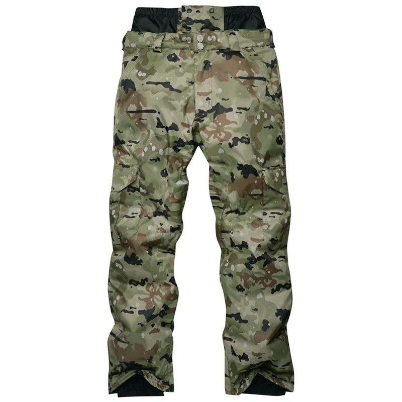 Nuevo estilo, pantalones de esquí para hombre, pantalones de esquí impermeables a prueba de viento de alta calidad, pantalones cálidos de invierno