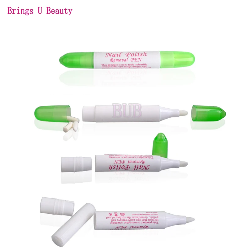 1 Stuks Nail Art Corrector Pen Verwijder Fouten + 3 Tips Nieuwste Nagellak Corrector Pen Cleaner Erase Manicure