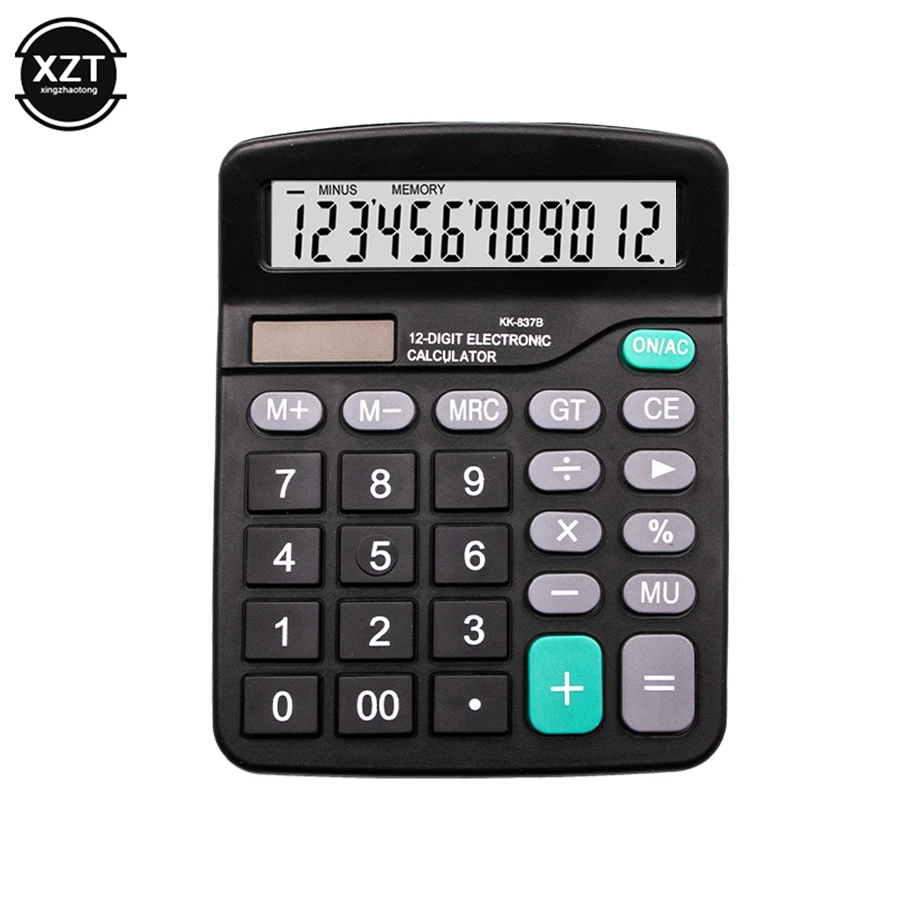 12 Digit Scientific Calculator Solar AA Batterie Dual Energie Allgemeine Zweck Rechner Programmierer