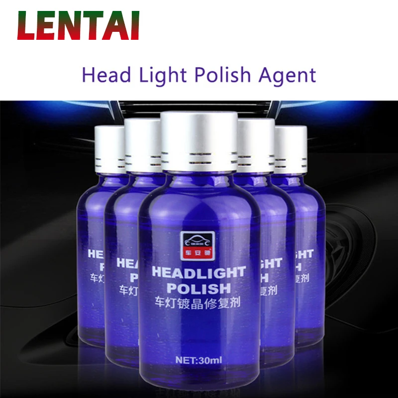 LENTAI 1Set Car headlight renewal repair agent Head lamp Polishing For Mercedes W203 BMW E39 E36 E90 F30 Volvo XC60 Alfa Romeo