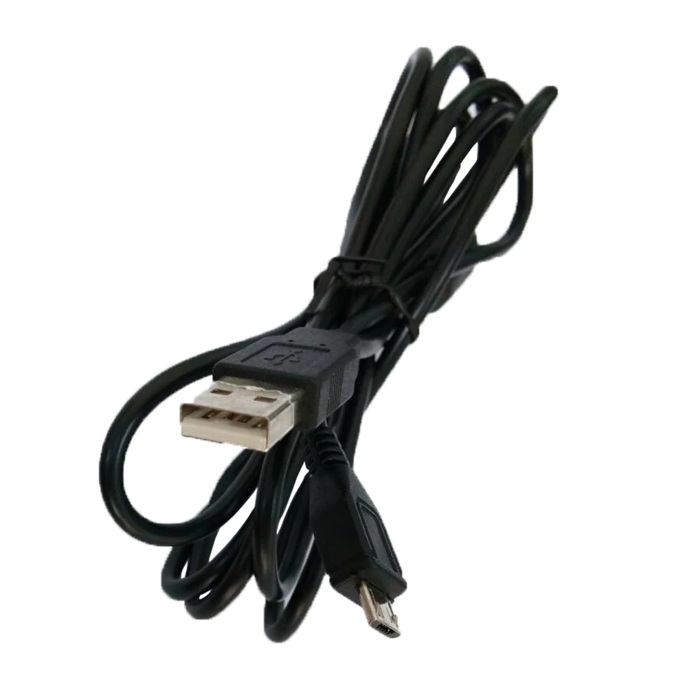 50 pcs a lot 1.8M black usb Charging Data Cable With magnetic ring usb micro line For PS4 Controller for PS4 host and handle