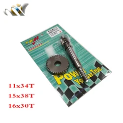 MOFO Performance Racing Transmission Gear Set Front speed gear 15x38T 16x30T for honda DIO ZX 50 AF18 AF28 AF34 AF35 Scooter