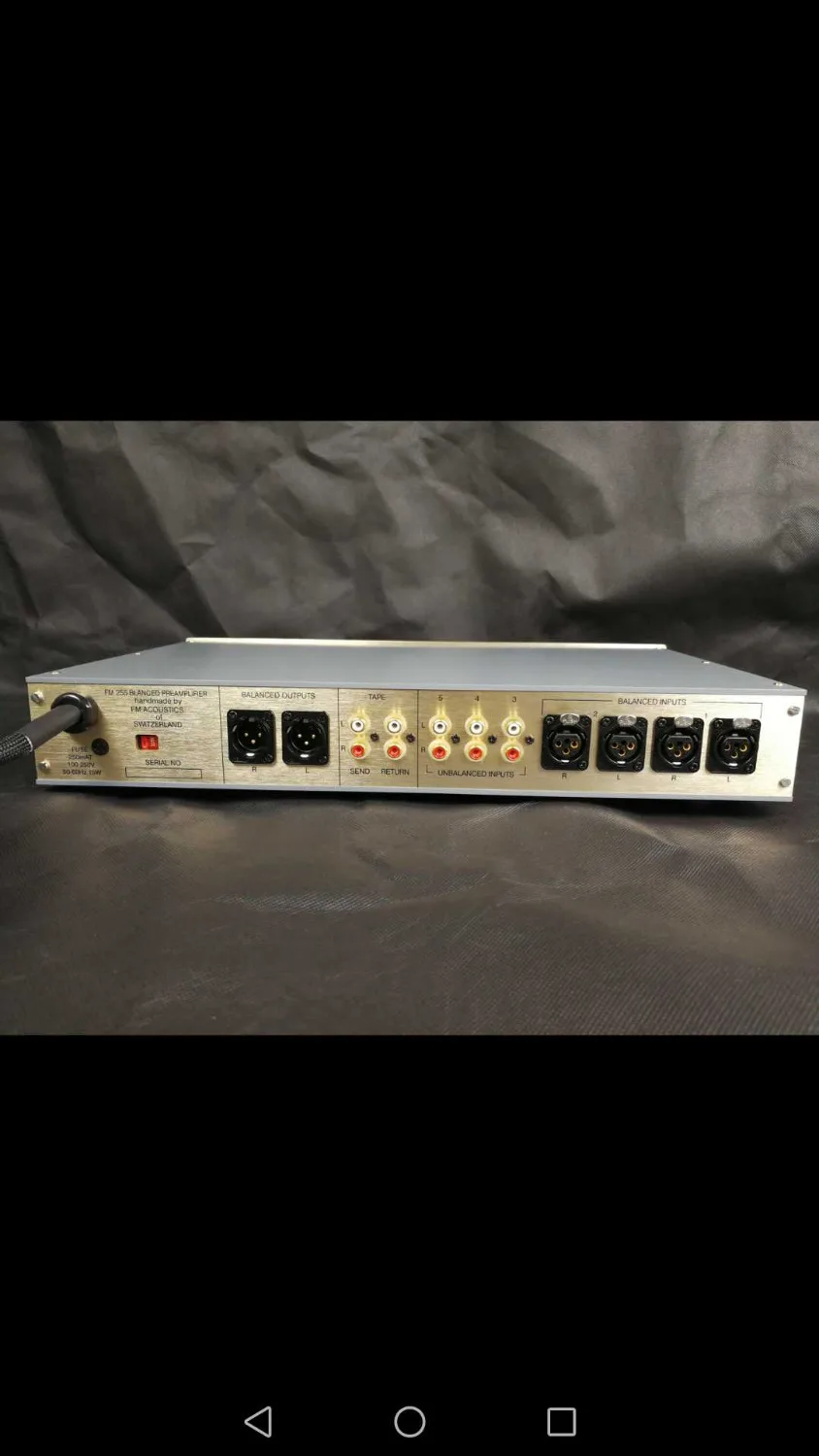 รีโมทควบคุมเครื่องขยายเสียง FM255ก่อนการคัดลอก/การศึกษาใหม่ของสวีเดน