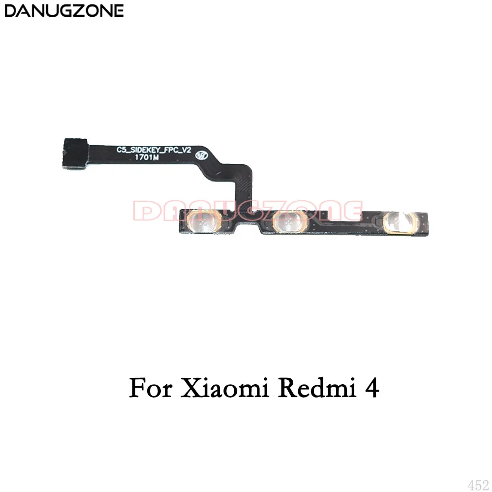 Power Button On / Off Volume Mute Switch Button Flex Cable For Xiaomi Redmi 4 Pro 4A 4X 3 3S