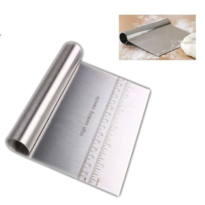 

6" Stainless Steel Dough Scraper Cutter Pastry Blade Pizza Kitchen Slicer