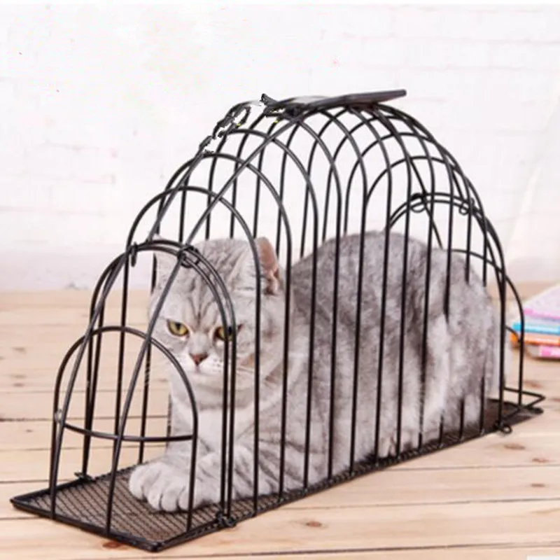 High quality prevent biting portable Large professional pet cat bathing cage pet supplies dog kennel