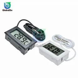 LCD-Digital-Thermometer Temperatur Sensor Temp Meter Thermostat Thermische Regler Controller 1M 2M Kabel Sonde TPM-10 FY-10