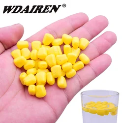 Señuelo de silicona cremoso para pesca de carpa, cebos flotantes de colores, 50 o 100 unidades