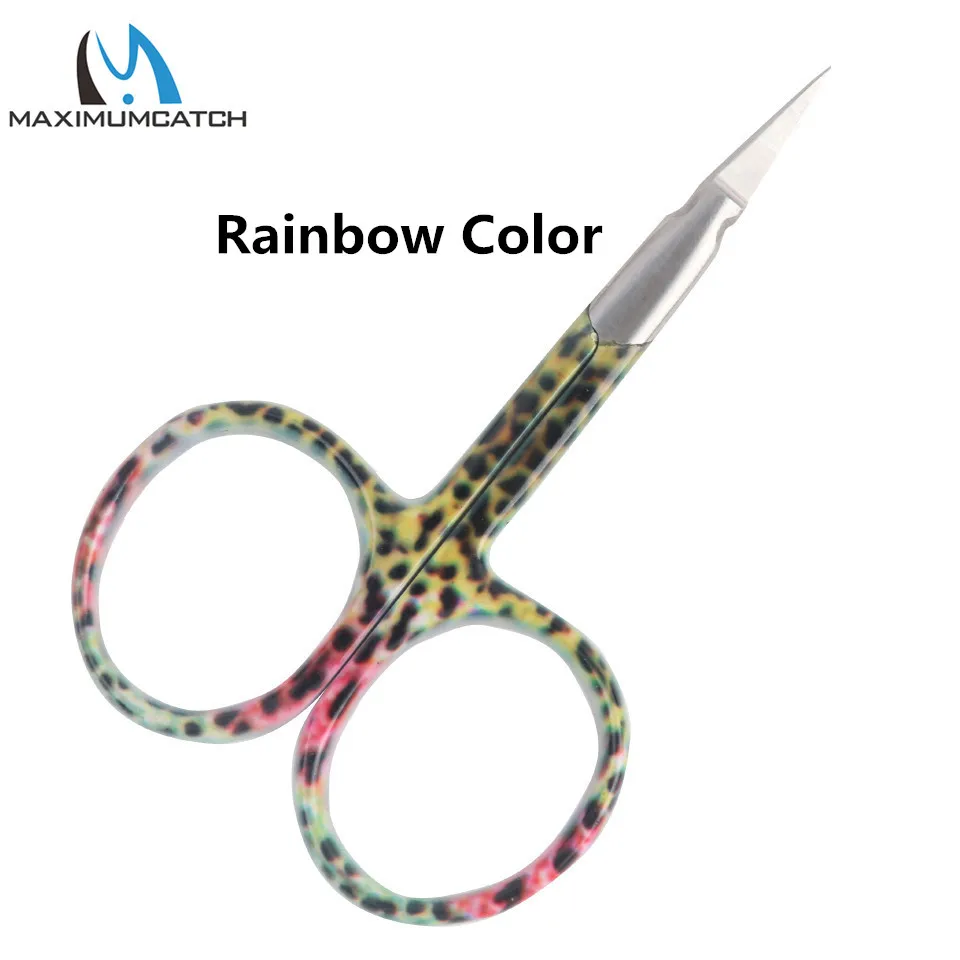 Maximumcatch 2pcs Stainless Steel Fishing Cutting Scissors 9.5cm/10.5cm Fly Tying Tool