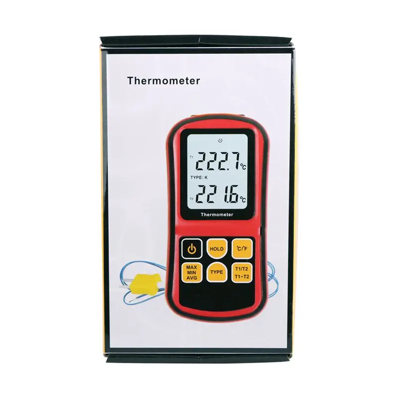 Digital Thermocouple Thermometer -50~300 Degree Industrial Temperature Meter J K T E N R S Type Thermocouple Temperature Tester