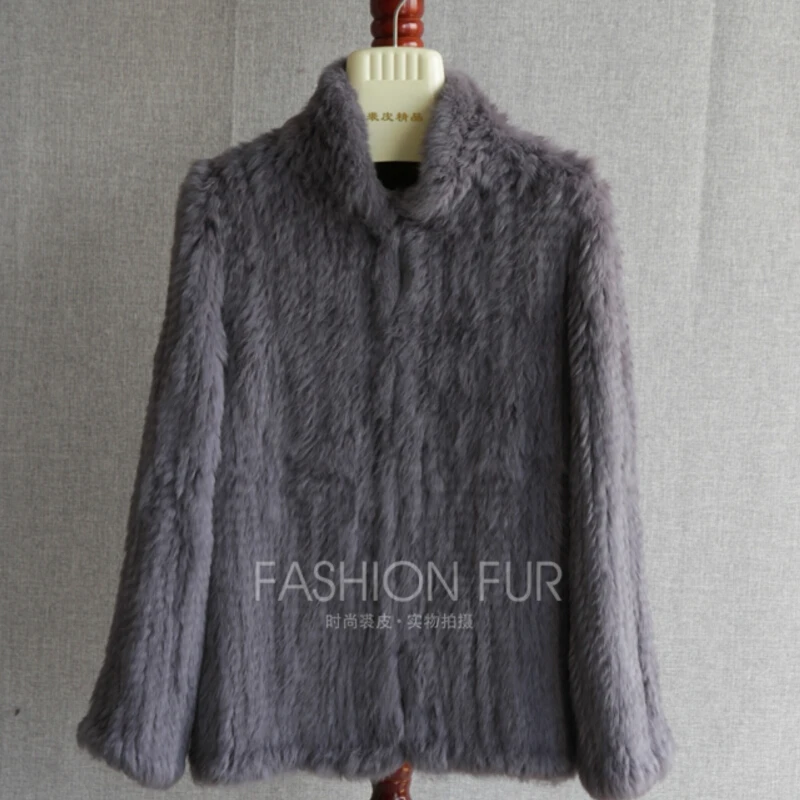 

2020 new FXFURS Kabbit Fur Jackets Rabbit Fur Coat Thickening Handmade Rabbit Fur Outerwear Women Winter Warm Fur Jackets