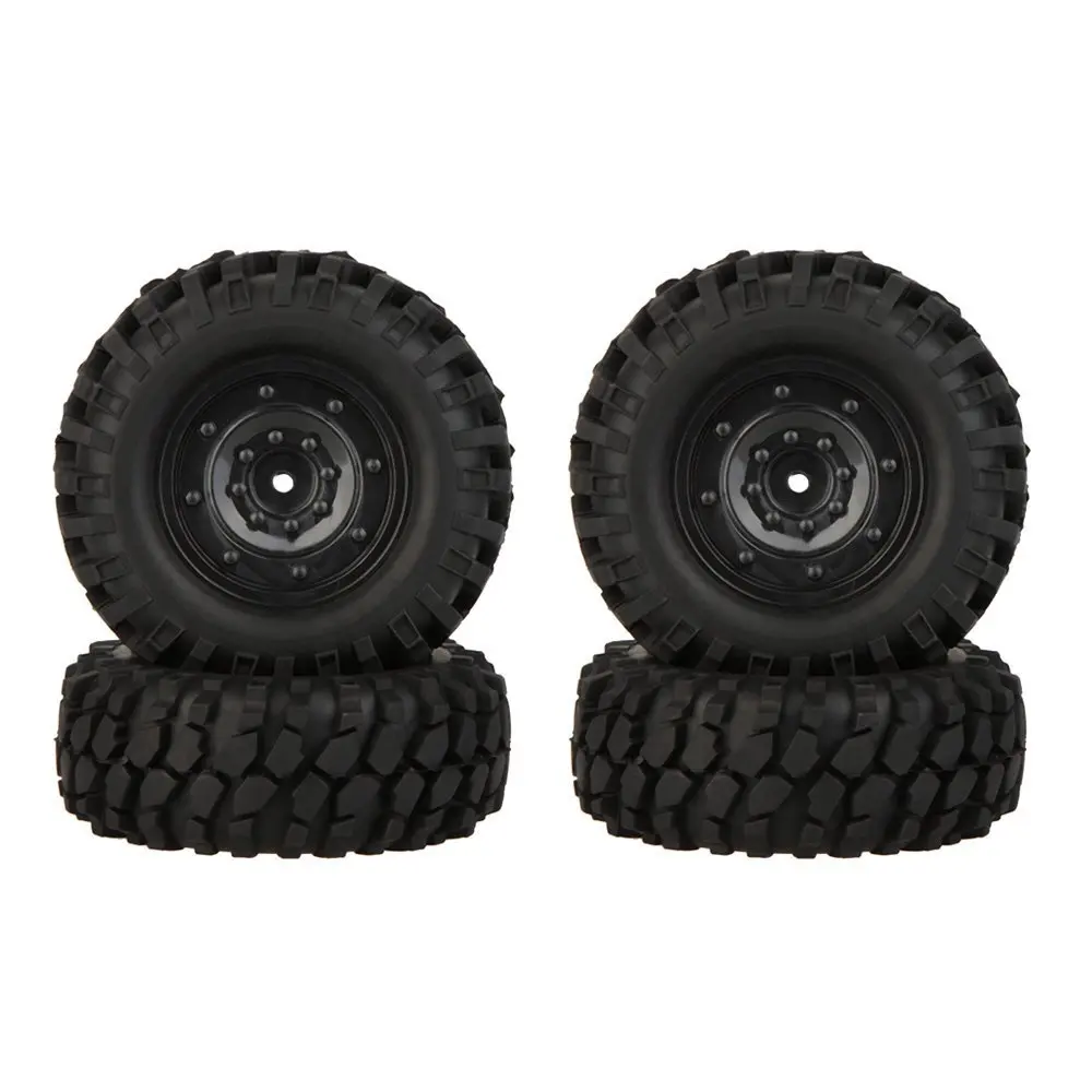 EBOYU 4pcs High Performance 1/10 Climber Off-road Car Wheel Rim and Tire 210057 for Tra HSP Tam HPI Kyo RC Car