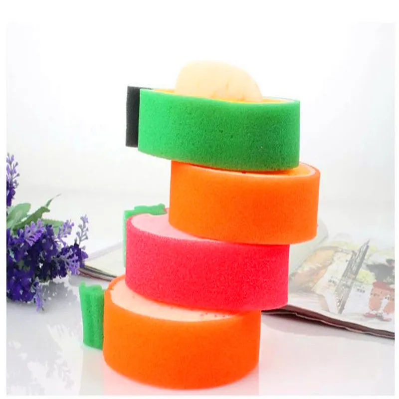 Kitchen Sponge Cleaning Durable 4 Kinds Of Fruit High-Density  Multi-Functional Cleaning Sponge Elastic Dish Washing For Kitchen