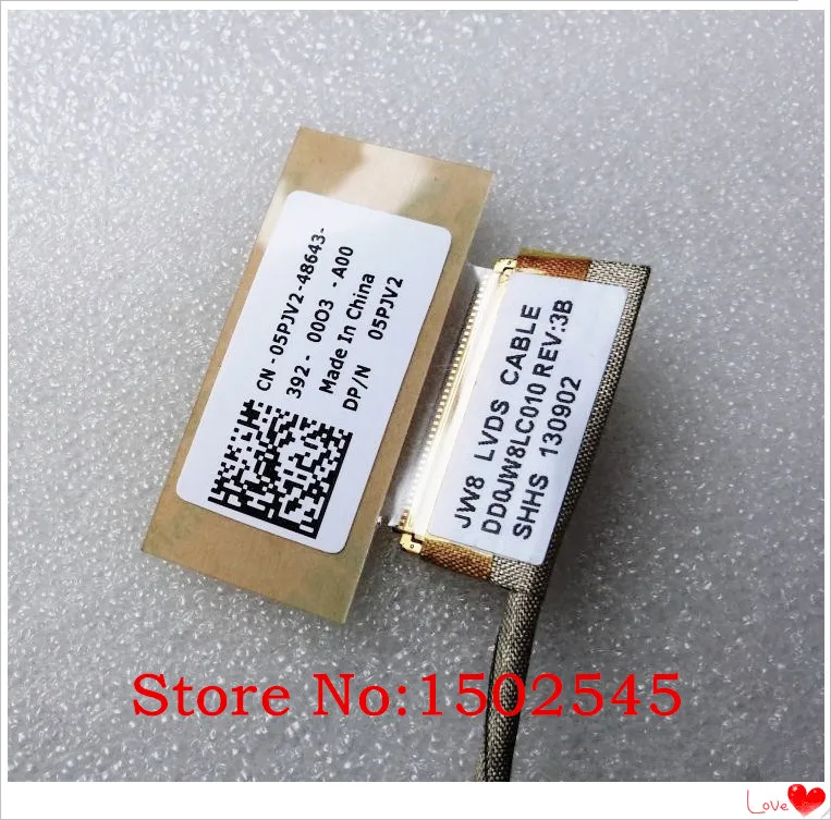 

Free Shipping Genuine New Original For DELL Vostro V5460 V5470 V5480 5439 laptop 5PJV2 05PJV2 JW8 LVDS CABLE DD0JW8LC010