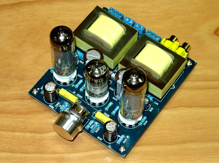 

3.5W+3.W ( 8 ohms ) 6N1 / 6N2 push 6P14 Tube Single-ended class A Fever Class Tube Amplifier Board