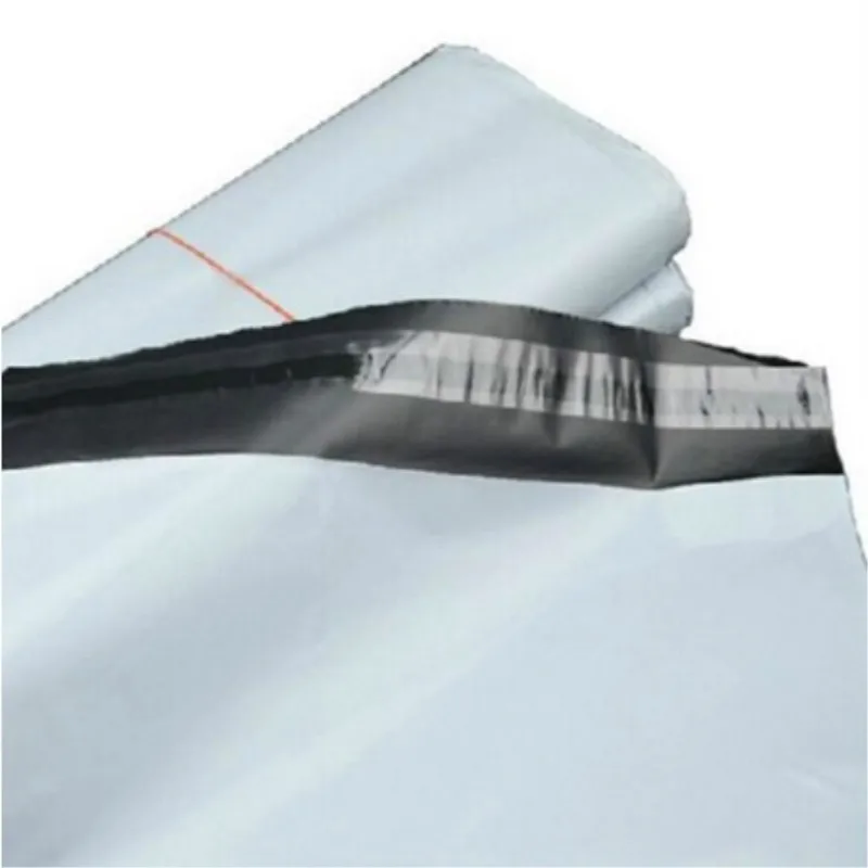 20Pcs Economic Self-adhesive Post Mailing Envelope Pouches White Plastic Express Bags 17*26+4cm