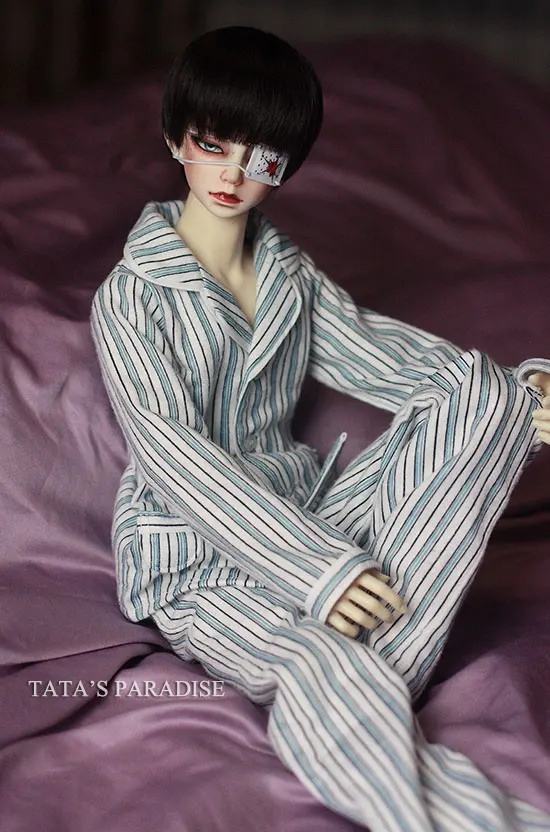 

1/4 1/3 scale BJD Pajama suit (top+pants) for BJD/SD clothes doll accessories,Not included doll,shoes,wig,and accessories 1073