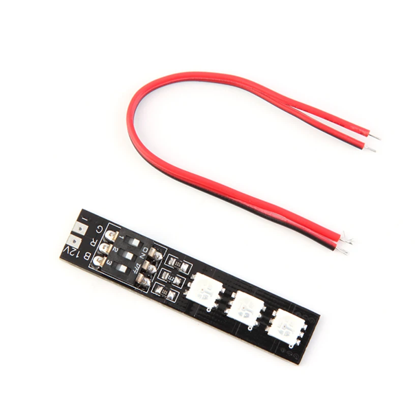 1 قطعة RGB LED مجلس 5050 12 فولت 3S 7 ألوان التبديل ل RC الطائرة بدون طيار FPV سباق FPV أجهزة الاستقبال عن بعد مولتيكوبتر