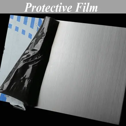 3*100*100mm TP304 AISI304 Rvs Sheet Geborsteld Rvs Plaat Drawbench Board DIY Materiaal Gratis verzending