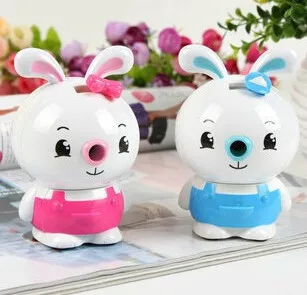 freeshipping new arrival promotion school children rabbit designing  pencil sharpener ,MOQ one piece per parcel with gifts