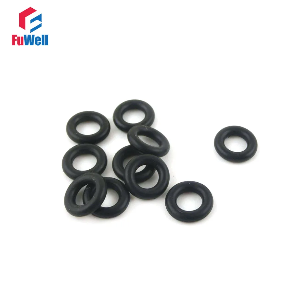 

1000pcs 1mm Thickness Black Nitrile Rubber O Ring Seals 4/5/6/7/8/9/10/11/12/13/14 OD NBR O Rings Sealing Gasket Washer