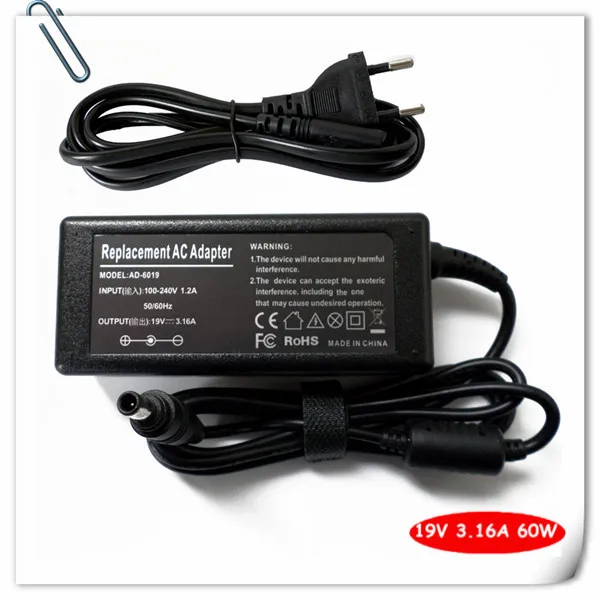 AC Adapter Power Supply Cord for Samsung NP305V5A-A01US NP305V5A-A04US NP305V5A NP-N120 NP-N130 NP-N140 Laptop Charger Plug 60w