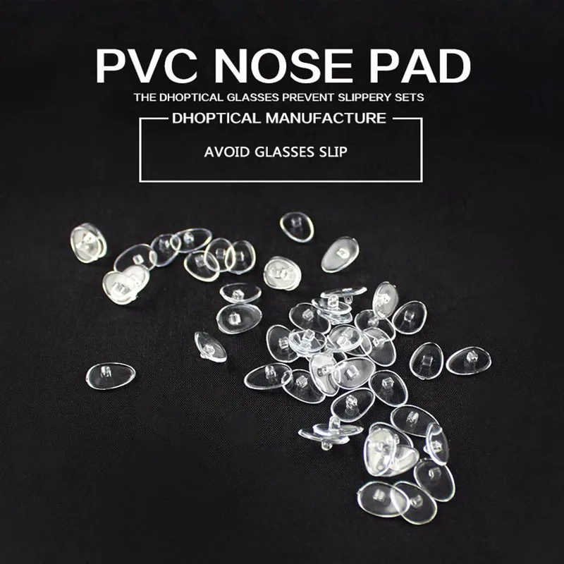 2000 Pcs Nose Pad Pvc Material Screw in  By Dhoptical