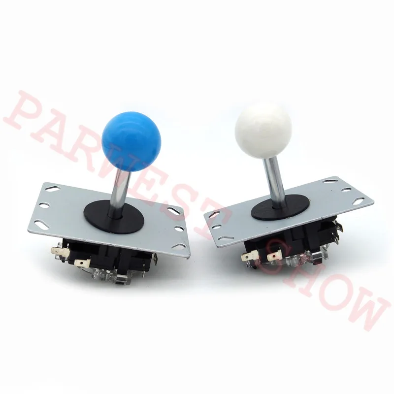 2PC/Lot Copy Sanwa Joystick With Micro Switch/Arcade 4 way Joystick with Round Balltop/Classical Arcade micro switch joystick