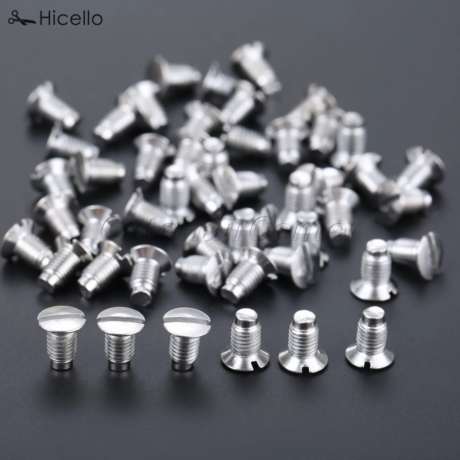 50pcs Screws Industrial Sewing Machine Needle Plate Screw Stainless Steel Round Head Fastening Embroidery Accessories Hicello