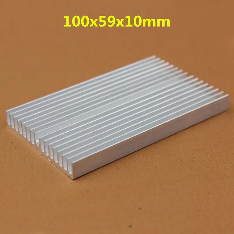 

30 Pieces/lot 100*59*10mm Power LED Radiator Aluminum Heat Sink