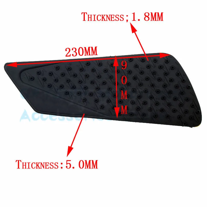 Almohadillas antideslizantes para tanque de Moto, pegatinas para Moto, para Ducati 848, 1098, 1198, todos los años