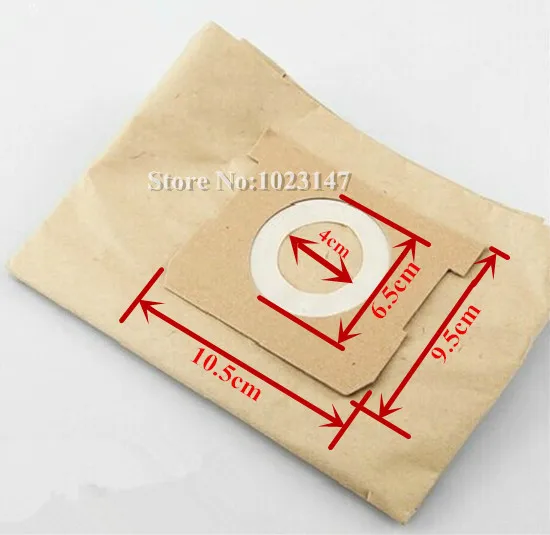 2 pieces/lot Industrial Vacuum Cleaner Bags 20L Paper Dust Bag for BoB-Home 308