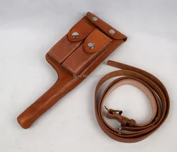 Cosplay  German  C96 Broomhandle Leather Holster W Straps