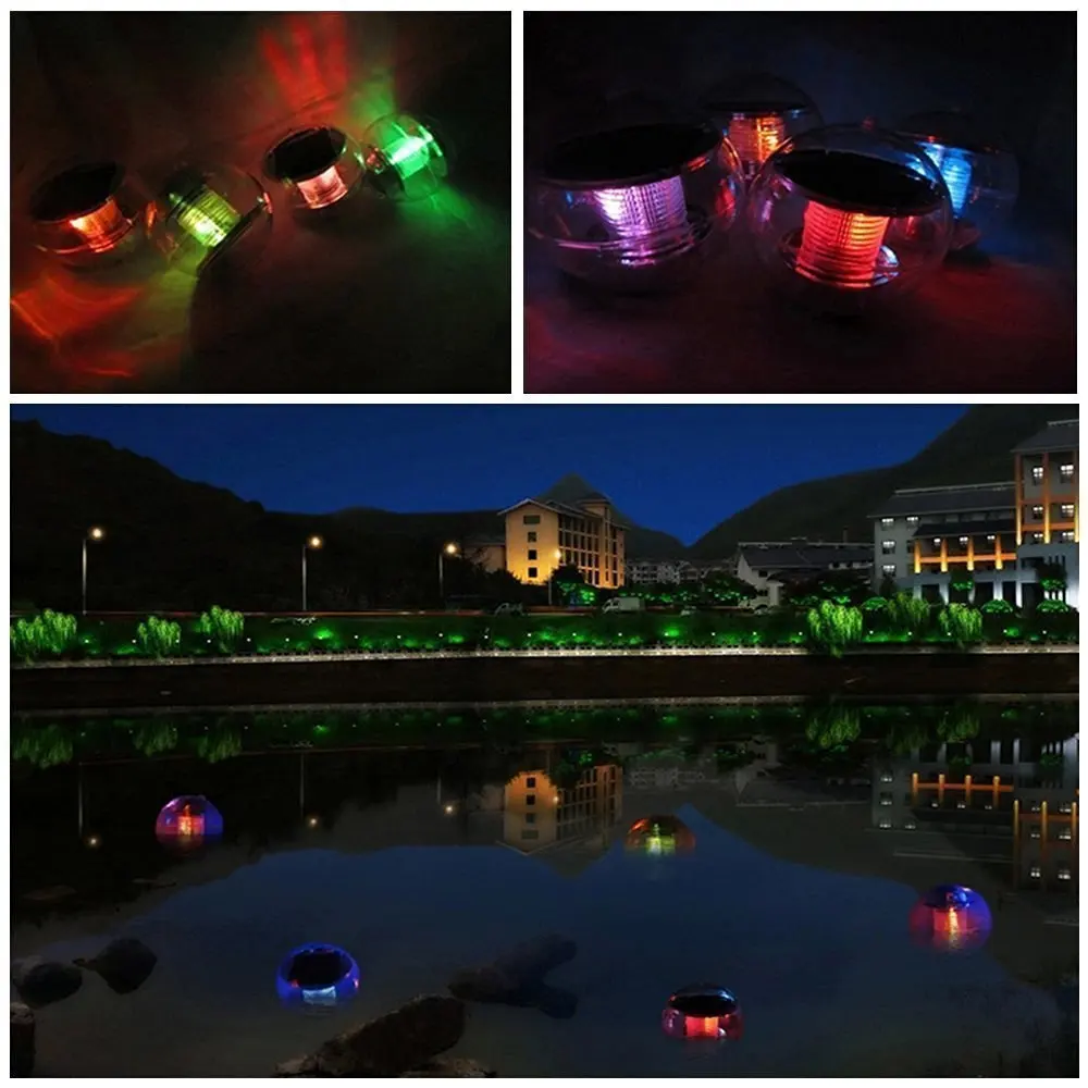 Solar Floating Light Pond Light Color Changing Solar Globe Pool Night Light Lamp for Garden Swimming Pool Party Home Decor