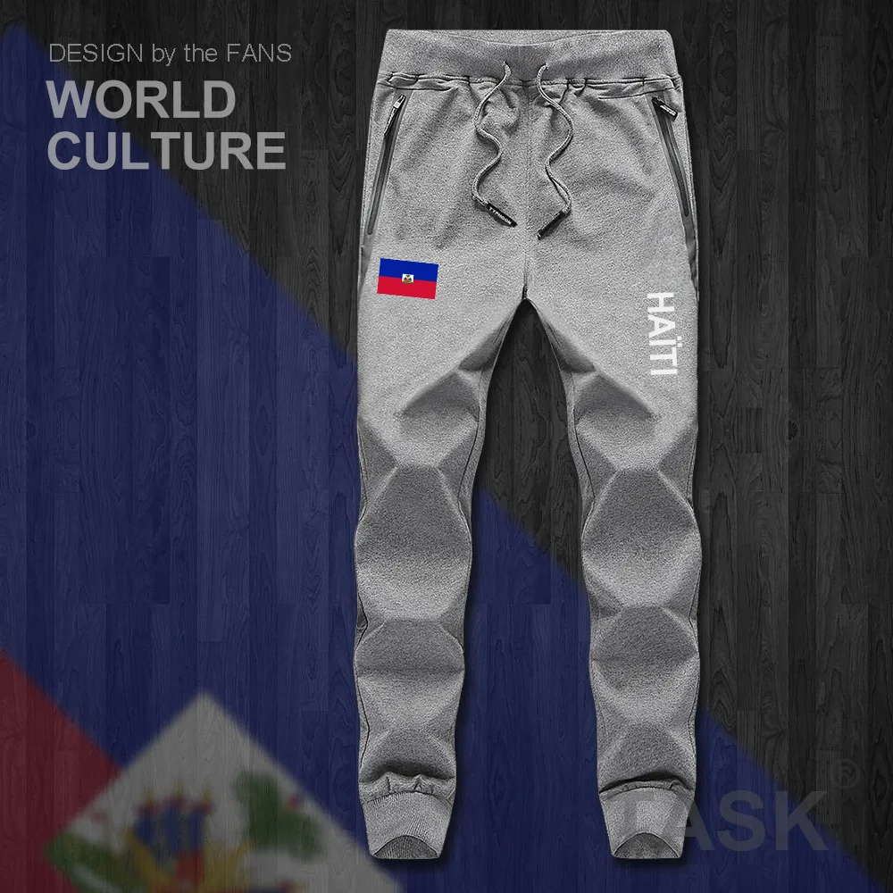 

Haiti Haitian Hayti Ayiti mens pants joggers jumpsuit sweatpants track sweat fitness fleece tactical casual nation country NEW