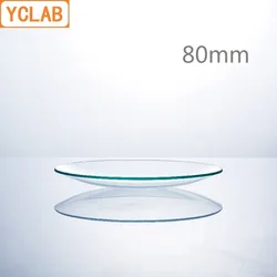 YCLAB 80mm Watch Glass Beaker Cover Domed Hard Glass Laboratory Chemistry Equipment