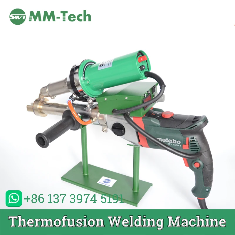 Free Shipping SWT-NS610A Plastic hand extrusion welder for HDPE membrane PP pipe