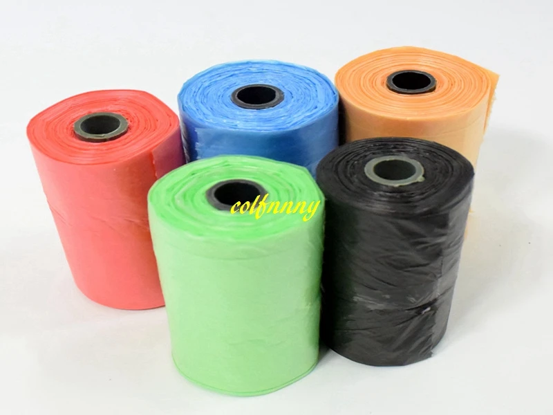 

1000sets/lot =20000pcs Pure color 20pcs/set Pet Dog Waste Poop Bag Doggy Bag Shit picking bags random colors