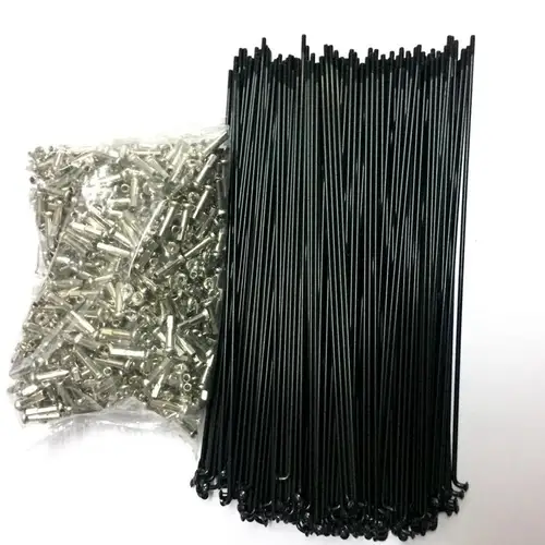 Imagen 1 del producto TAOZIK-radio de bicicleta BMX de 20 pulgadas, 36 radios de piezas, 188, 186mm, con tapa de radios de 16 mm