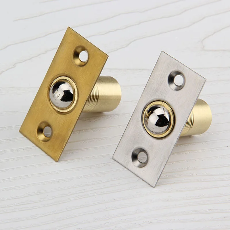 

5PCS Cabinet Catches Copper Door Stops Hidden Door Touch Bead Spring Bead Gate/Room/KTV/Bar Doors Touch Beads K419