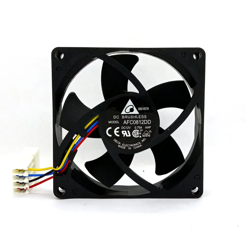 New Original AFC0812DD DC12V 0.75A 4Lines PWM Computer Cooling fan