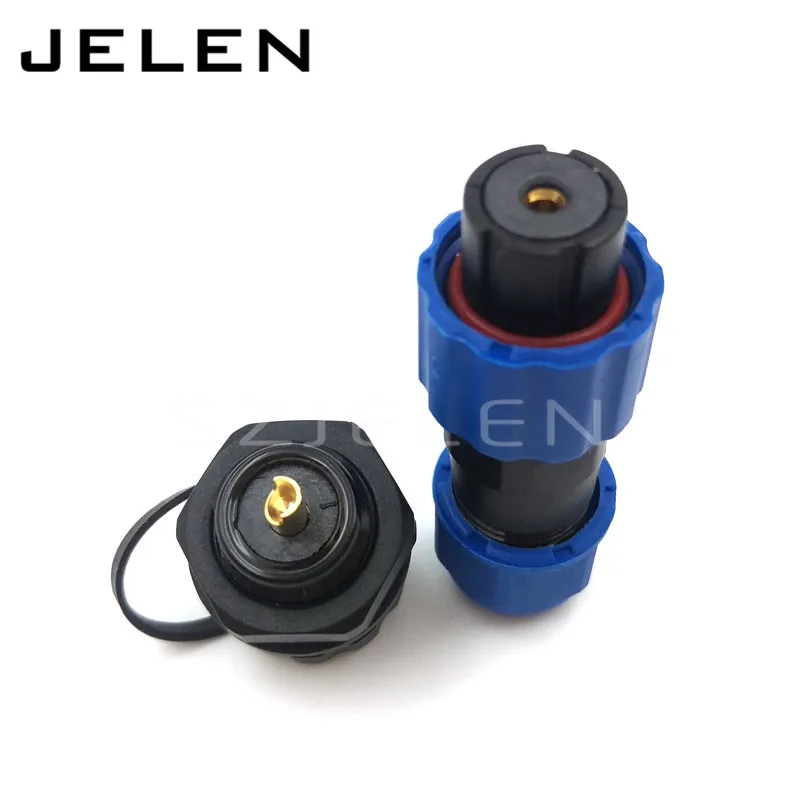 SD13, 1 2 3 4 5 6 7pin plug connector waterproof and dustproof (female) socket (male), LED power cable connector, IP68