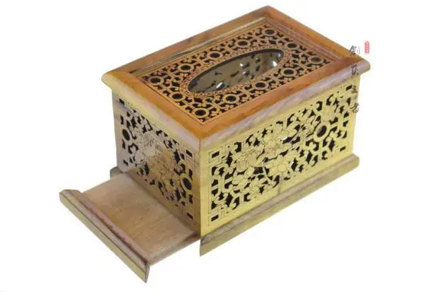 Nanmu box box red wood tissue box gift manufacturers selling high-end furniture craft