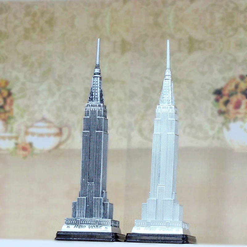 The Skyscrapers of New York Empire State Building Ornaments Resin Handicraft Landmark Model of Tourist Souvenirs home decor gift