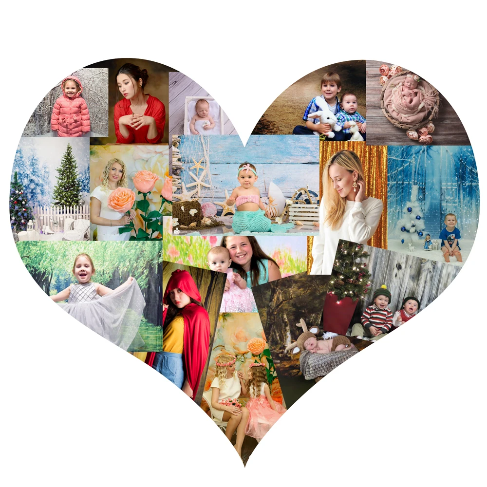 Винтажный фон для фотосъемки с изображением леса