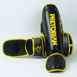 Profession 5 Colors Pretorian Shinguards Greaves Instep Mma Foot Muay Thai Twins Fighting Men Mma Shin Guard for Training