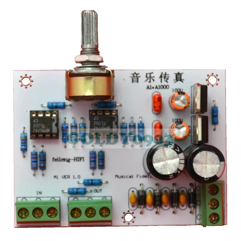 

Finished FL A1-A1000 Class A Dedicated Preamplifier Optimization Board TL082-1